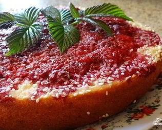 Манник с вареньем