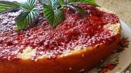 Манник с вареньем