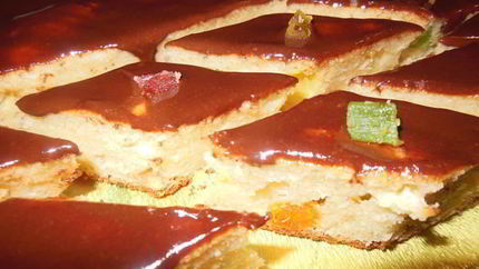 Манник творожный с цукатами