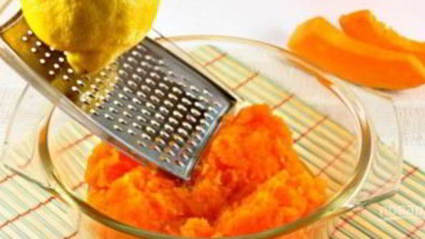 тыквенный манник с лимонным сиропом