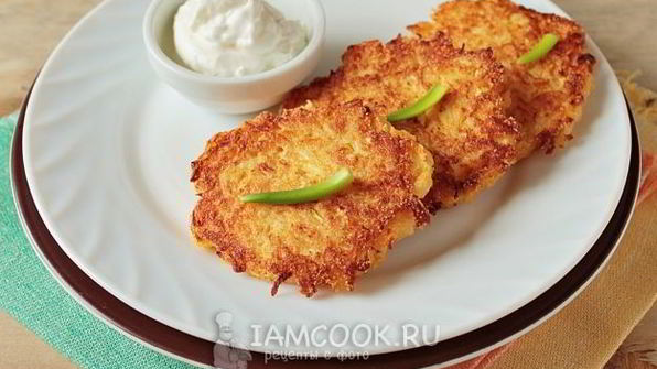 диетические оладьи из кабачков