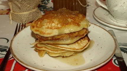 Имбирно-грушевые оладушки