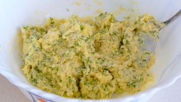 кабачково-сырные оладьи