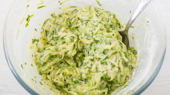 кабачковые оладьи