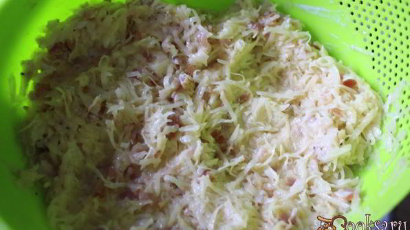 картофельные оладьи с беконом