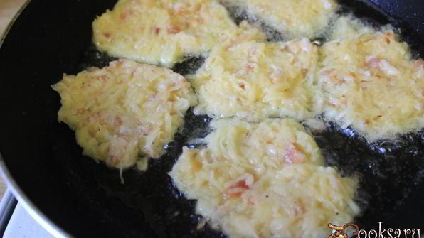 картофельные оладьи с беконом