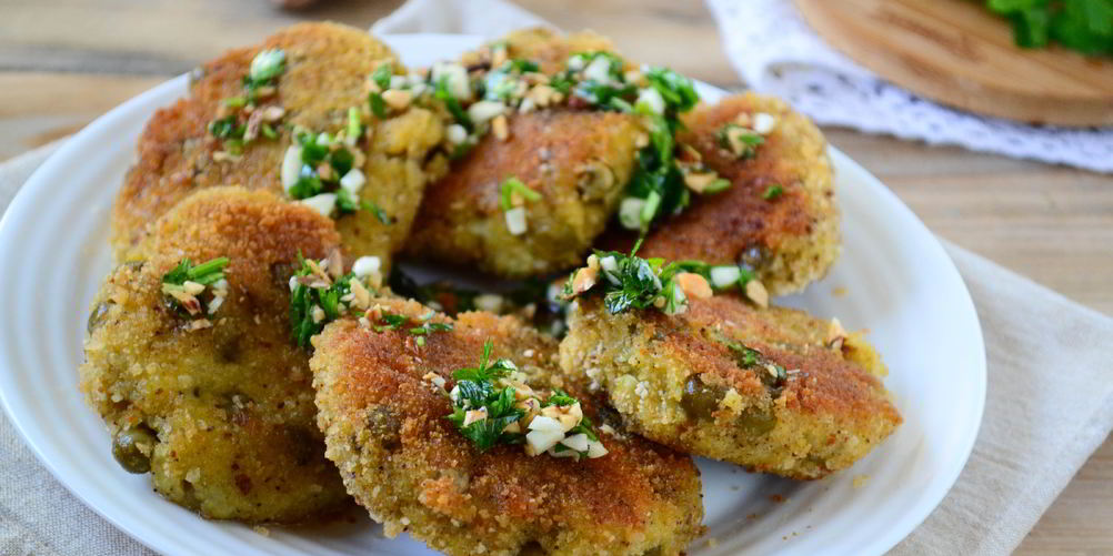 Рецепт марокканских оладий из картофеля с чимичури