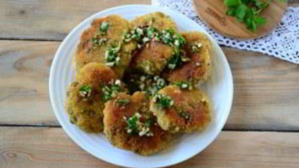 марокканские оладьи из картофеля c чимичури