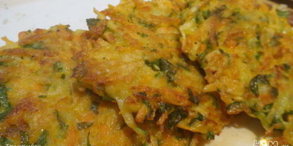 Рецепт морковна-картофельных оладьи