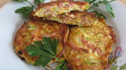 Оладии из кабачков