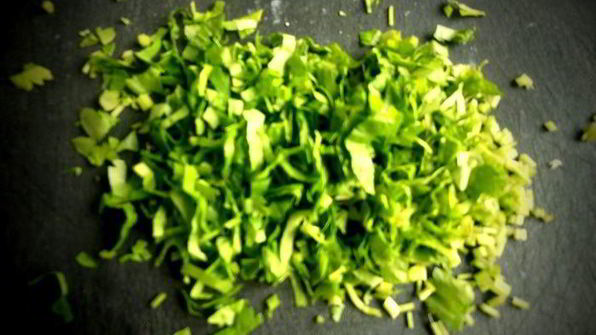 оладушки из китайской капусты с брынзой