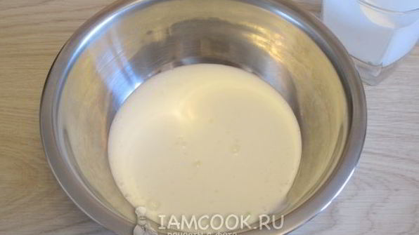 оладьи без яиц с ягодами