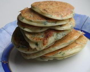 Оладьи из кабачков на кефире