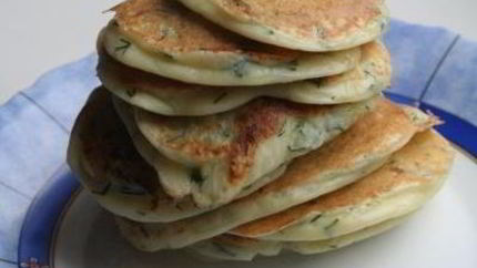 Оладьи из кабачков на кефире