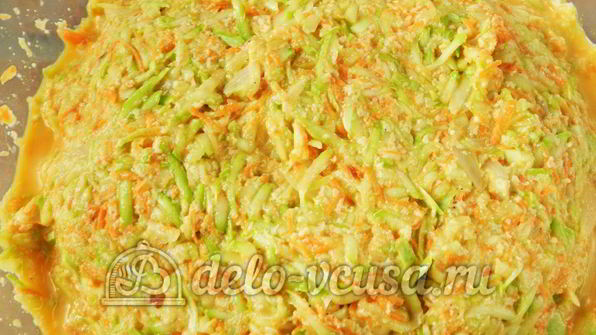 оладьи из кабачков с морковью