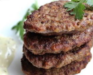 Оладьи из печени с жареным луком