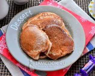 Оладьи из цельнозерновой муки