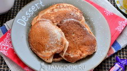Оладьи из цельнозерновой муки