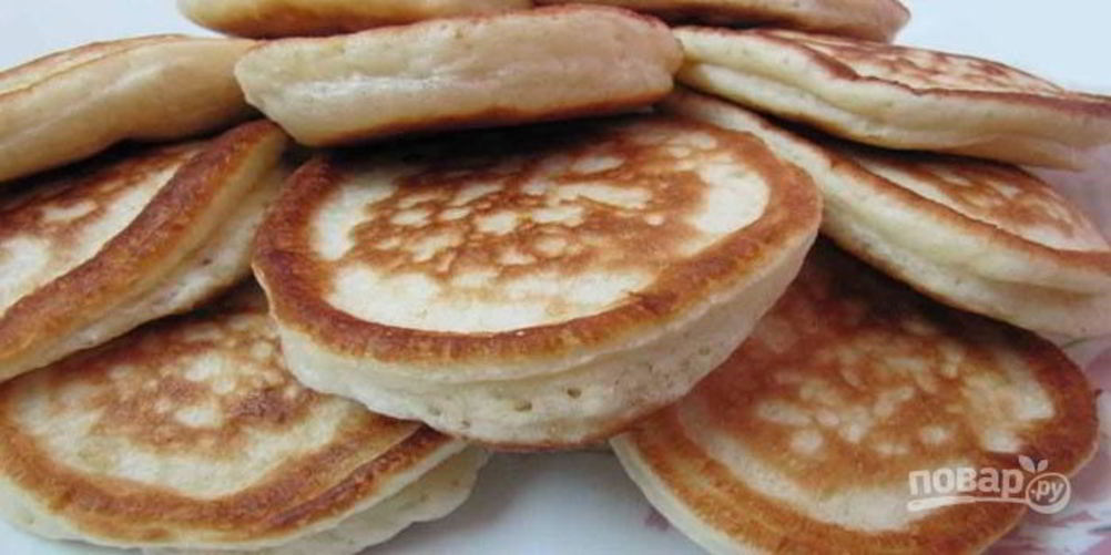 Рецепт оладий на дрожжах