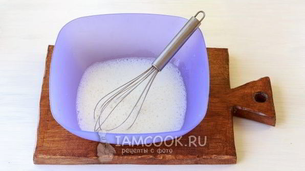 оладьи на воде с яйцами