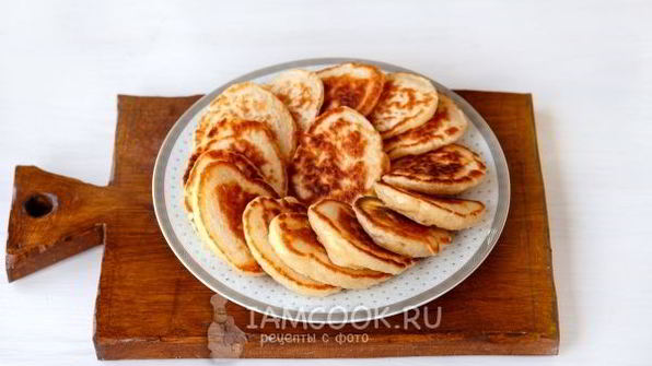 оладьи на воде с яйцами