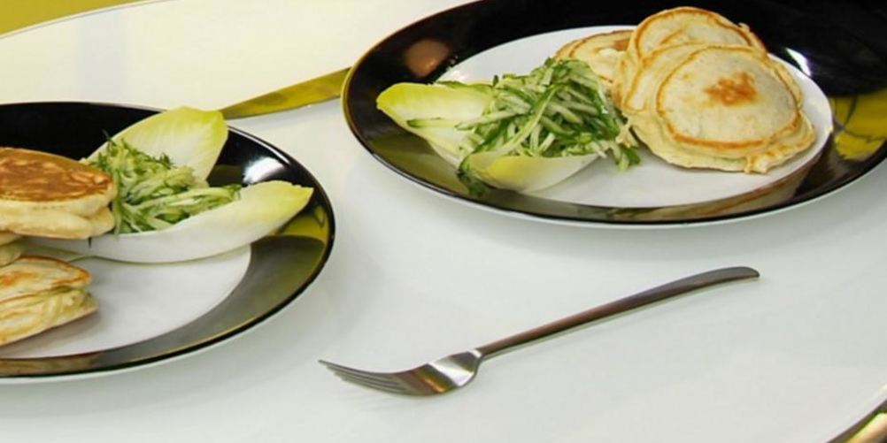 Рецепт оладий с семгой