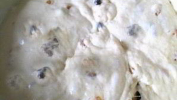 оладьи с сухофруктами