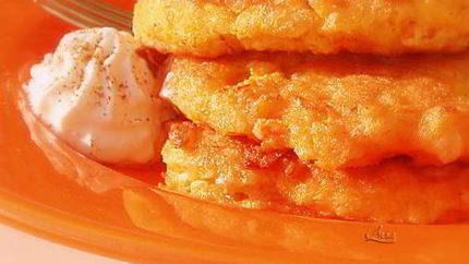 Овсяные оладьи с морковью