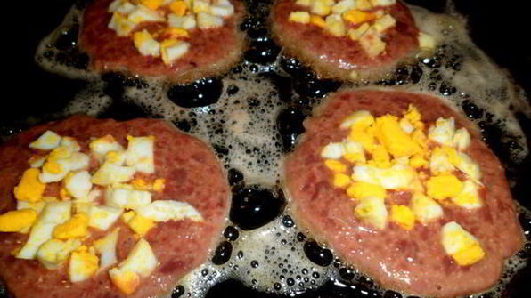 печеночные оладьи с припеком