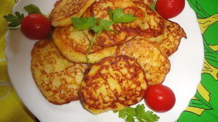 Пикантные кабачковые оладьи