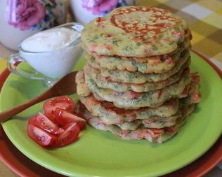 Пудла — оладьи из гороховой муки