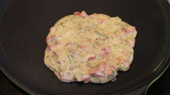 пудла — оладьи из гороховой муки