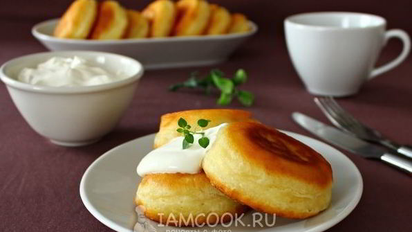 пышные оладьи на кефире с разрыхлителем