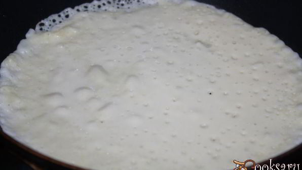 тонкие блинчики на кефире