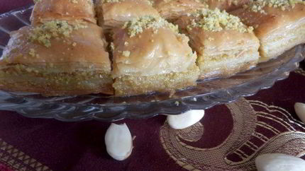 Пахлава с фисташками