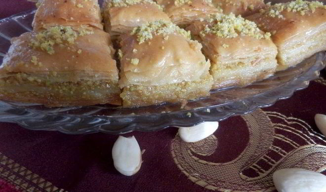 Пахлава с фисташками