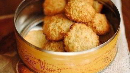 Быстрое кокосовое печенье без муки