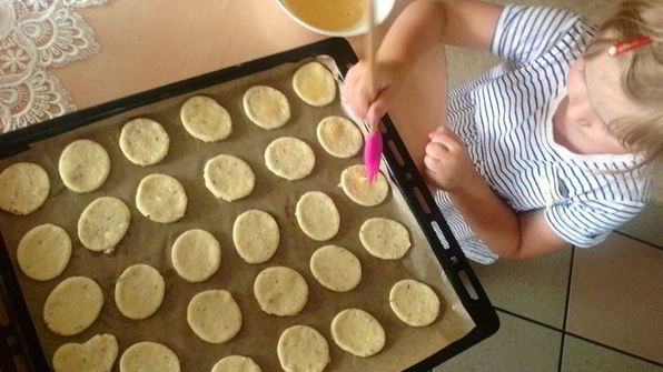 греческое печенье с брынзой и тимьяном