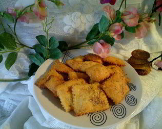 Миндально-сырное печенье