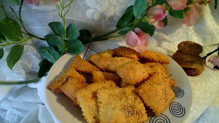 Миндально-сырное печенье