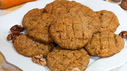 Морковно-овсяное печенье