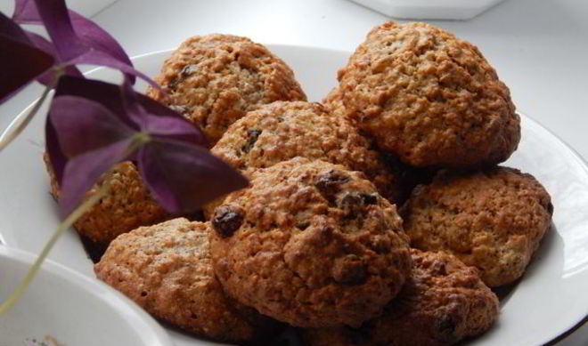 Мягкое овсяное печенье