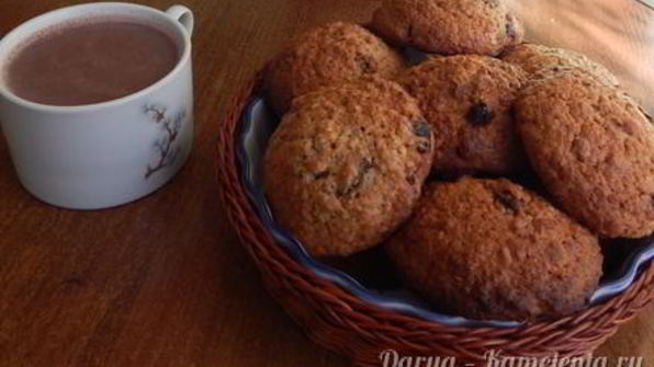 мягкое овсяное печенье