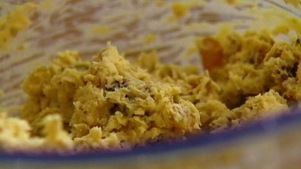 овсяное печенье с изюмом и грецкими орехами