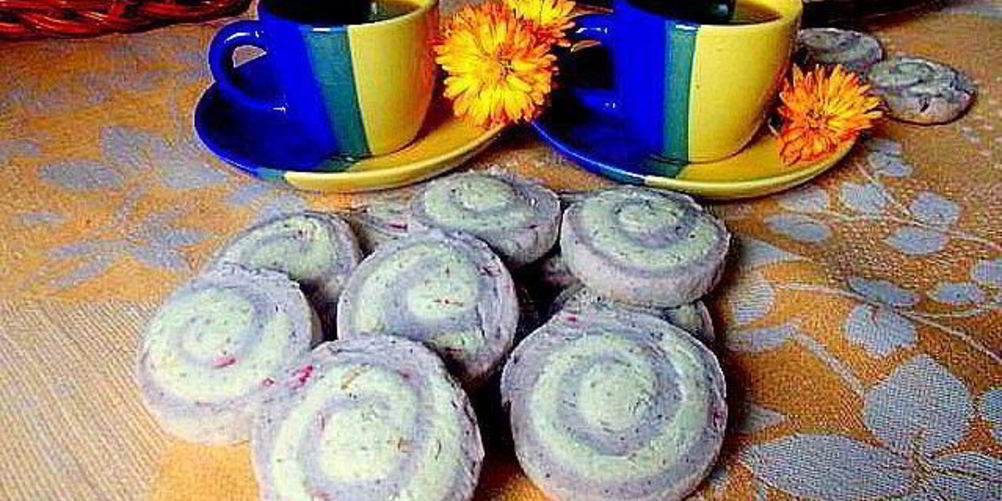 Рецепт печенья малиново-ореховое