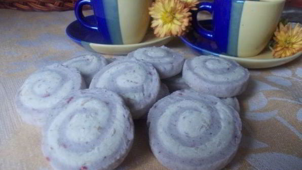 печенье малиново-ореховое