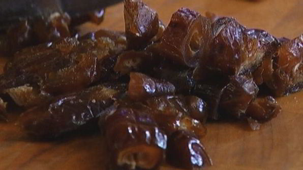 печенье с финиками и орехами