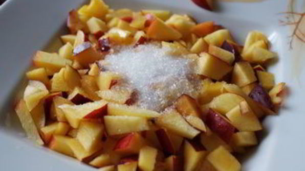 печенье с нектаринами