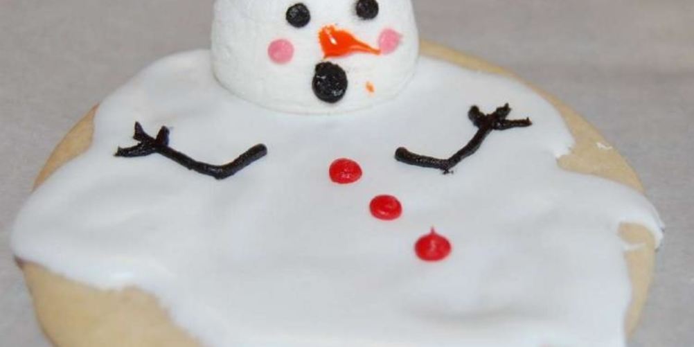 Рецепт печенья снеговик
