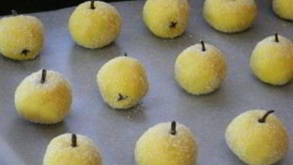 печенье яблочко